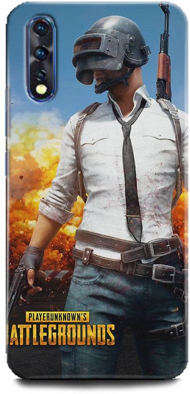 INDICRAFT Back Cover for Vivo Z1x, Pubg, Printed  (Multicolor, Shock Proof, Pack of: 1)