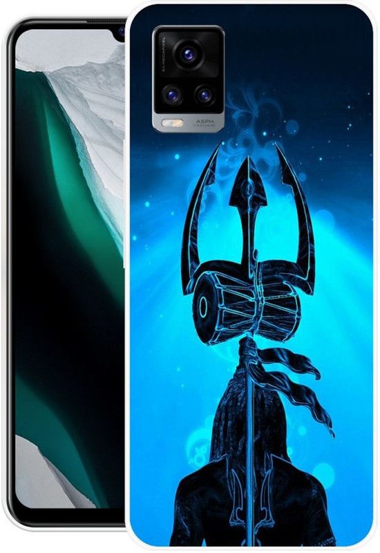 SIMAWAT Back Cover for Vivo V20 Pro  (Blue, Grip Case, Silicon, Pack of: 1)