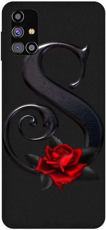 URCHIN Back Cover for Samsung M30s S letter, Letter S, S word, S name, S  (Multicolor, Shock Proof, Pack of: 1)