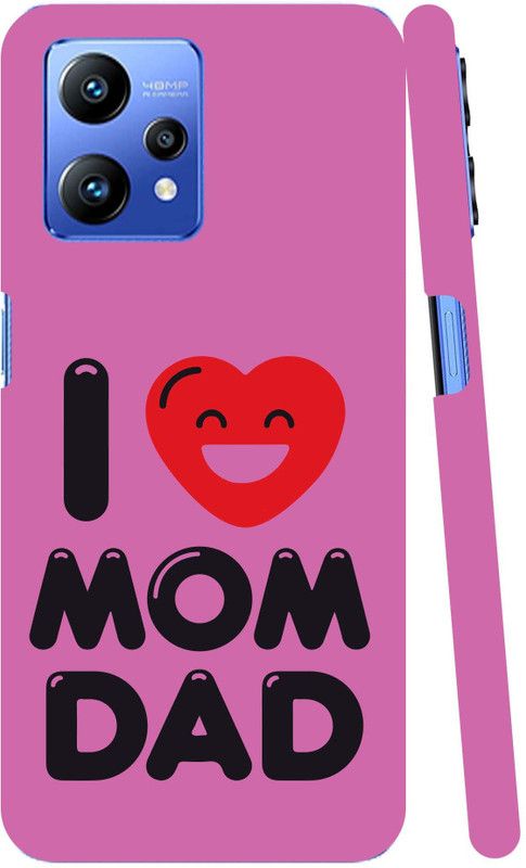 MOBIKIN Back Cover for Realme Narzo 50 Pro  (Pink, Black, 3D Case)