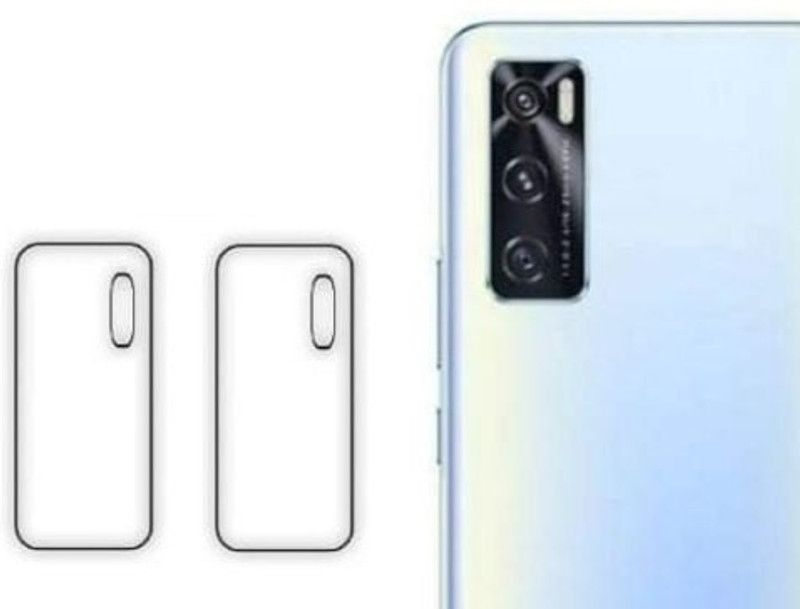 SHAKU Back Camera Lens Glass Protector for vivo-v20-se  (Pack of: 2)
