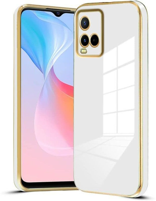 ankSONline Back Cover for Vivo Y21G/6D Colored Soft Silicon TPU Camera Protection  (White, Silicon, Pack of: 1)