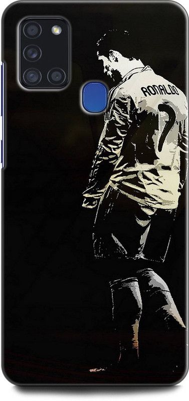 Afterglow Back Cover for SAMSUNG Galaxy A21s CRISTIANO RONALDO, CR-7, REAL MADRID, FOOTBALL, SPORTS  (Multicolor, Shock Proof, Pack of: 1)