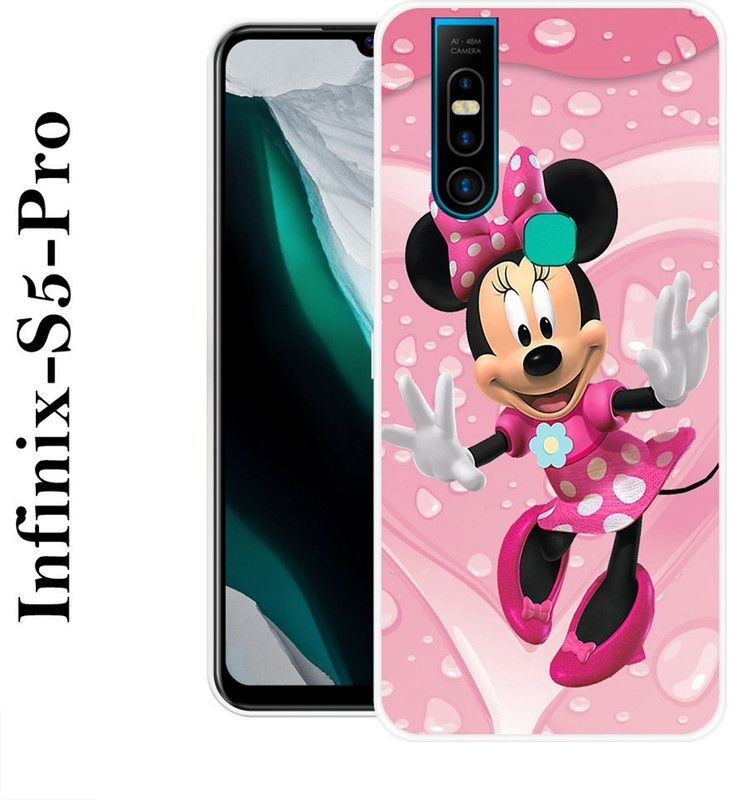 SUPERCASE Back Cover for Infinix S5 Pro  (Pink, Grip Case, Silicon)