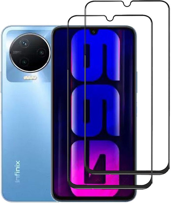 SNMART Edge To Edge Tempered Glass for Infinix Note 12 Pro  (Pack of 2)