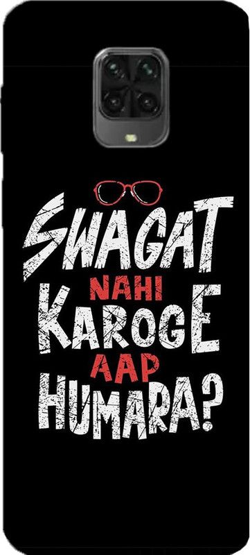METOO Back Cover for MI POCO M2 PRO, Text,Shayari, Funny Quote Design Print Back Cover Print : 49  (Multicolor, Dual Protection, Silicon, Pack of: 1)