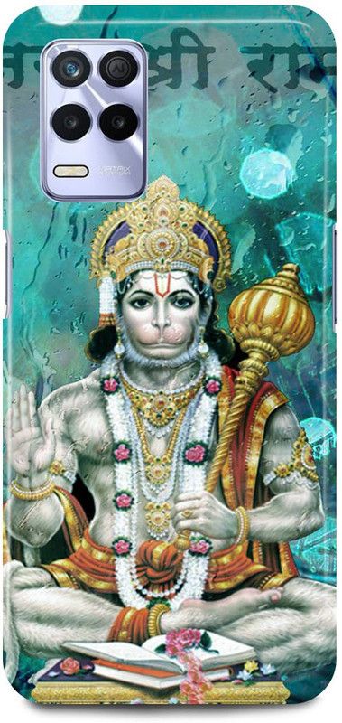 FIKORA Back Cover for Realme Narzo 30 5G, HANUMAN, JI, BAJRANG, BALI, HANUMAN  (Grey, Hard Case, Pack of: 1)
