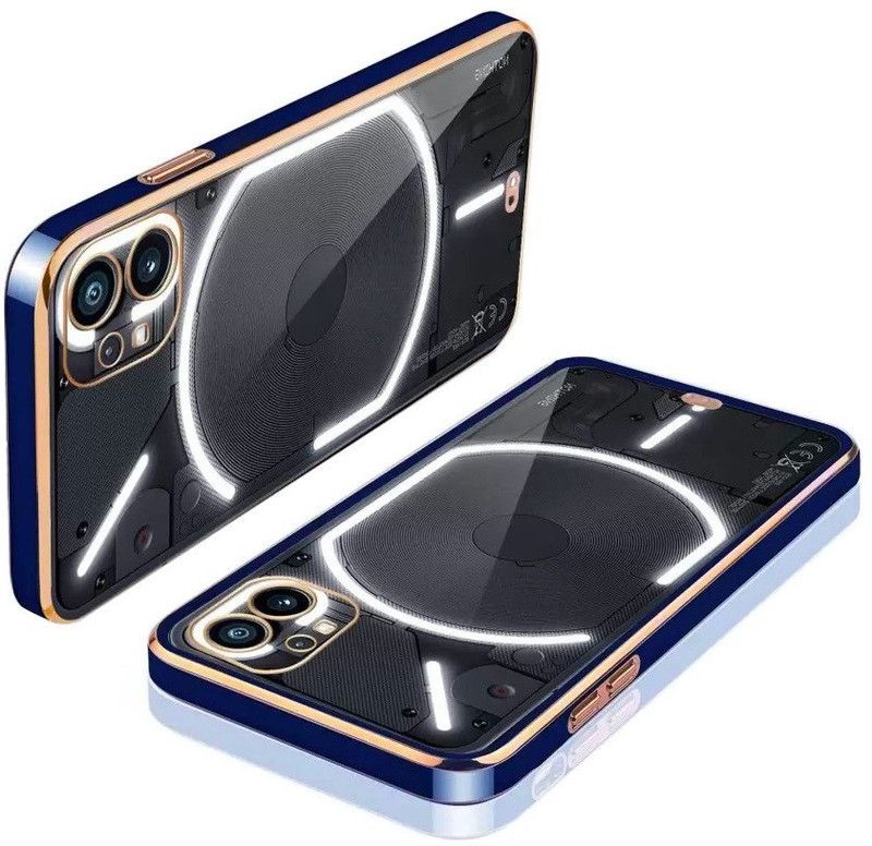 A3sprime Back Cover for Nothing Phone (1), [Soft Silicon Transparent & Drop Protective Back Case]  (Blue, Camera Bump Protector, Silicon, Pack of: 1)