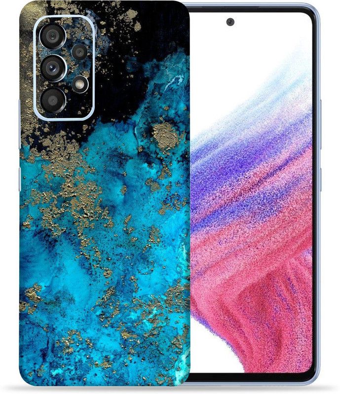 OggyBaba Samsung Galaxy A53 5g, Aqua Blue Mobile Skin  (Multicolor)