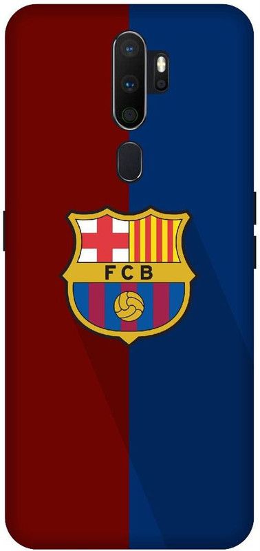 SSMORYA Back Cover for OPPO A9 2020,Barcelona Fcb Printed  (Multicolor, Hard Case, Pack of: 1)