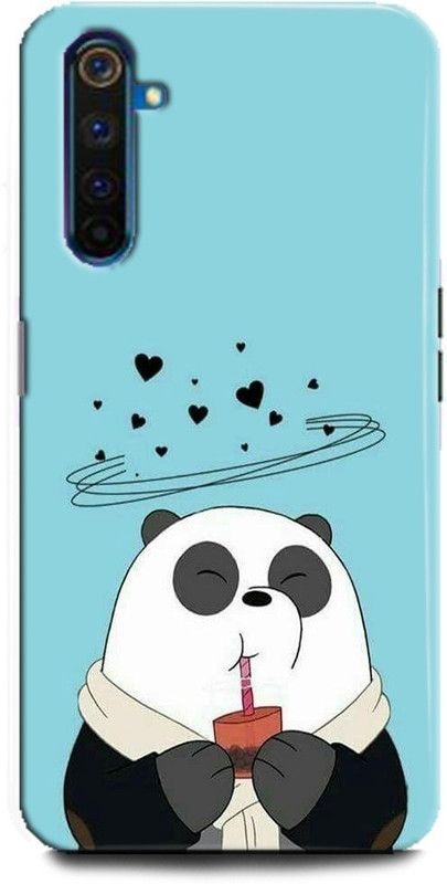 Afterglow Back Cover for Realme 6 CUTE TEDDY, CARTOON, ANIME  (Multicolor, Shock Proof)