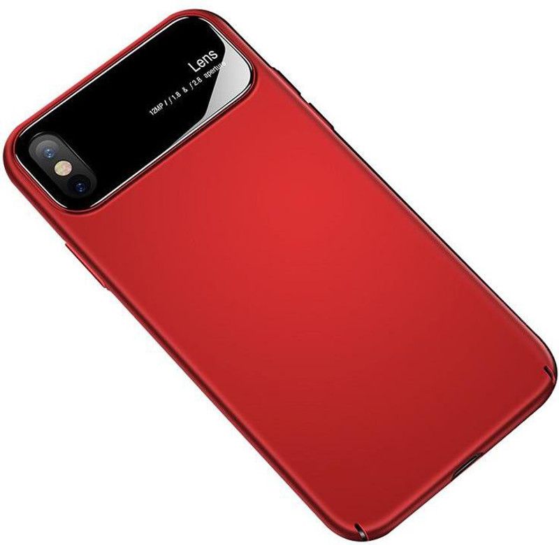 Vaku Luxos Back Cover for Apple iPhone XS Max Polarized Lens Glossy Edition Ultra-Thin Case  (Red, Shock Proof, Pack of: 1)