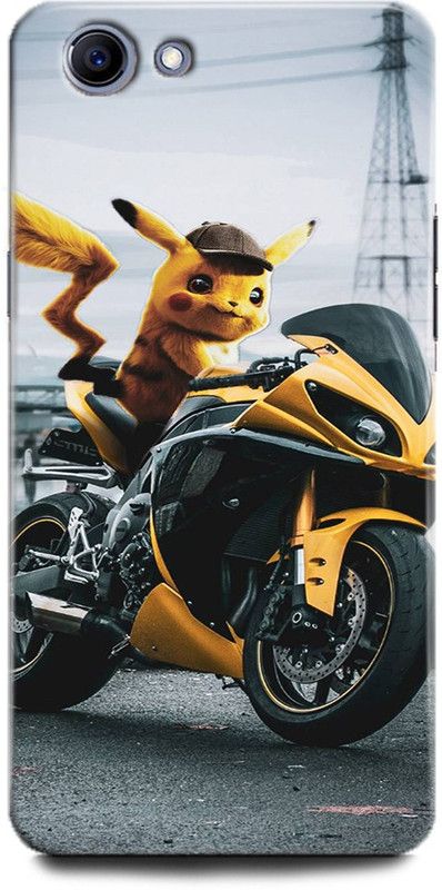Afterglow Back Cover for Realme 1 ANIME, BIKE, JOESYLAR, MOTOR, PIKACHU, POKEMON, YAMAHA, YAMAHAR1  (Multicolor, Shock Proof)