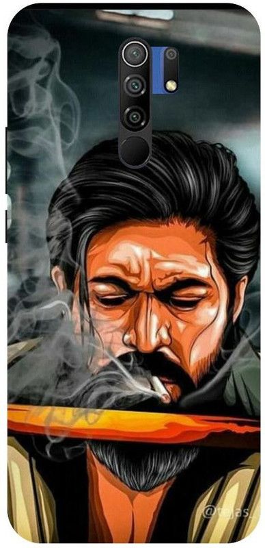 URCHIN Back Cover for Redmi9primeKGF,kgf, Rocky, KGF Rocky, Kgf Movie  (Multicolor, Shock Proof, Pack of: 1)