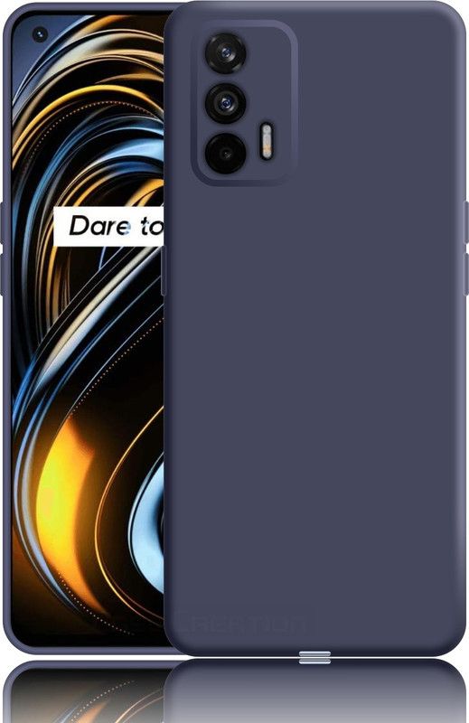 CASE CREATION Back Cover for Realme GT Liquid TPU Silicon OG Premium Case Cover  (Blue, Waterproof, Pack of: 1)