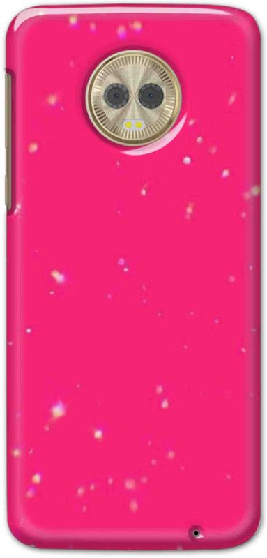 NDCOM Back Cover for Motorola Moto G6 Pink Printed  (Multicolor, Hard Case, Pack of: 1)