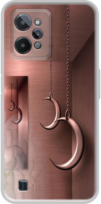 Casotec Back Cover for Realme C31 4G  (Purple, Flexible, Silicon, Pack of: 1)