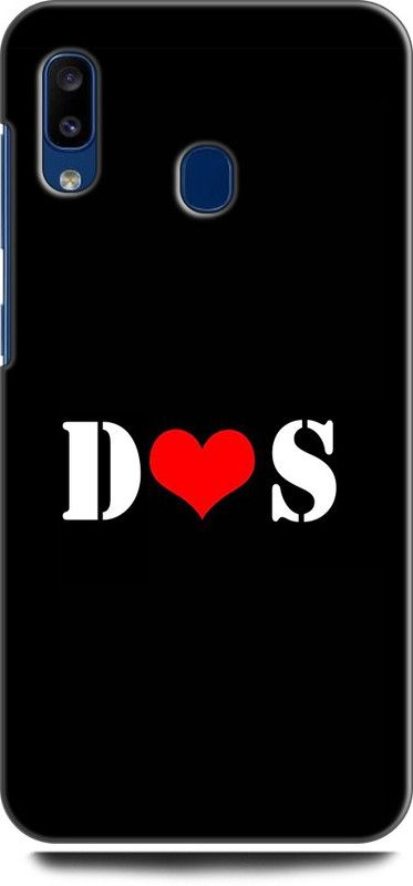 Afterglow Back Cover for SAMSUNG Galaxy M10s D S, D LOVES S, NAME, LETTER, ALPHABET, DS LOVE, HART  (Multicolor, Shock Proof, Pack of: 1)