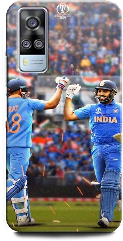 Afterglow Back Cover for Vivo Y31 ROHIT AND VIRAT, ROHIT SHARMA, VIRAT KOHLI  (Multicolor, Shock Proof, Pack of: 1)