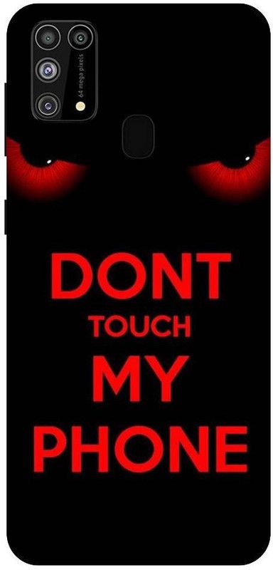 URCHIN Back Cover for Samsung A21sDon’t touch my phone, Attitude, Love, Cool, Boys  (Multicolor, Shock Proof, Pack of: 1)