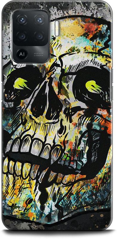 Afterglow Back Cover for Oppo F19 Pro, CPH2285 PUNISHER, SKULL, MONSTER, ANGRY SKULL, HORRAR  (Multicolor, Shock Proof, Pack of: 1)