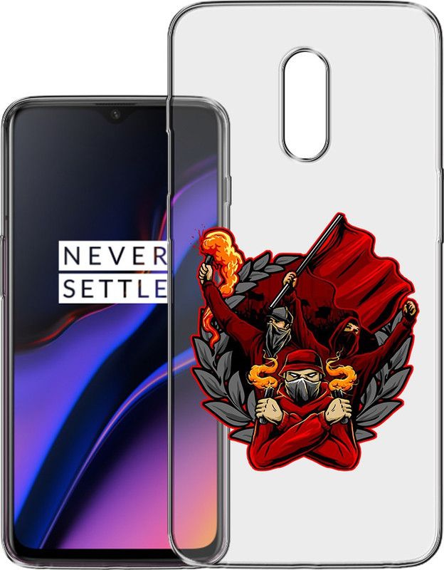 HANIRY Back Cover for One plus 6T back cover | Oneplus 6T back cover | Oneplus A6010 back cover | PNG_24  (Multicolor, Flexible, Silicon, Pack of: 1)