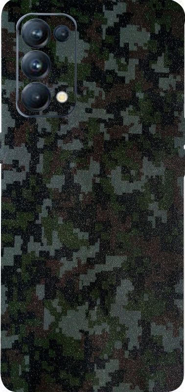 BugguSkin OPPO Reno5 Pro 5G, oppo reno 5 pro 5g Mobile Skin  (Ultra Super Camouflage Digital Skin With High Matte Finish.)