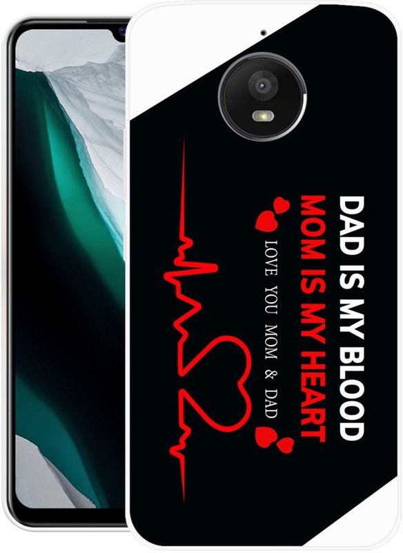 MOZZY Back Cover for Motorola Moto E4 Plus  (Multicolor, Grip Case, Silicon)