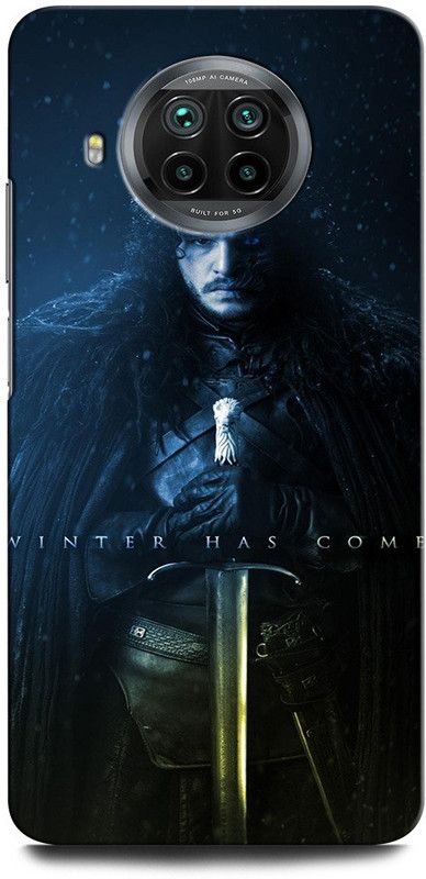 INTELLIZE Back Cover for Mi 10i M10iX05/m2007j17iGAMEOFTHRONES, STARK, WINTER, WINTER IS COMING  (Multicolor, Hard Case, Pack of: 1)