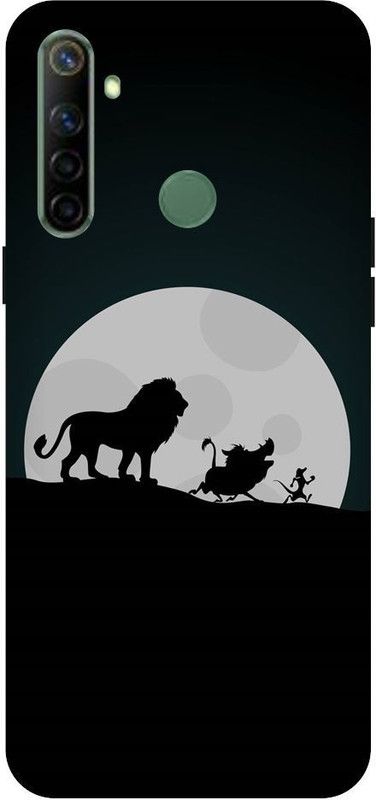 URCHIN Back Cover for Realme5s lion king, disney movie, disney, timon pumba, lion king, cartoon  (Multicolor, Shock Proof, Pack of: 1)