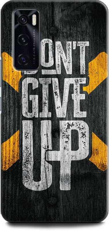 KEYCENT Back Cover for Vivo V20 SE, V2022 DON'T GIVE UP, MOTIVATION, INSPIRATION, POSITIVE  (Multicolor, Pack of: 1)