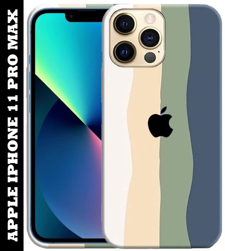 ThreadElite Back Cover for Apple Iphone 11 Pro Max  (Green, Shock Proof, Silicon, Pack of: 1)