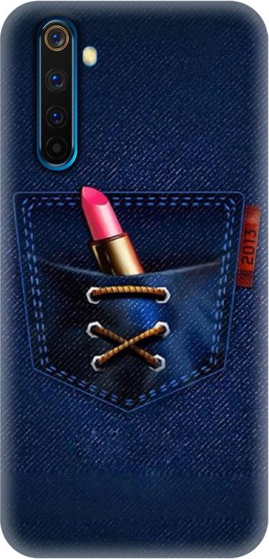 Smutty Back Cover for Realme 6i, RMX2002 - Lipstick Print  (Multicolor, Hard Case, Pack of: 1)