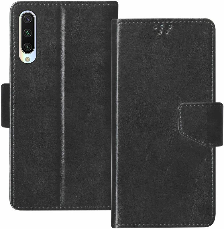 SBMS Flip Cover for Mi A3 (2019)  (Black, Shock Proof, Pack of: 1)