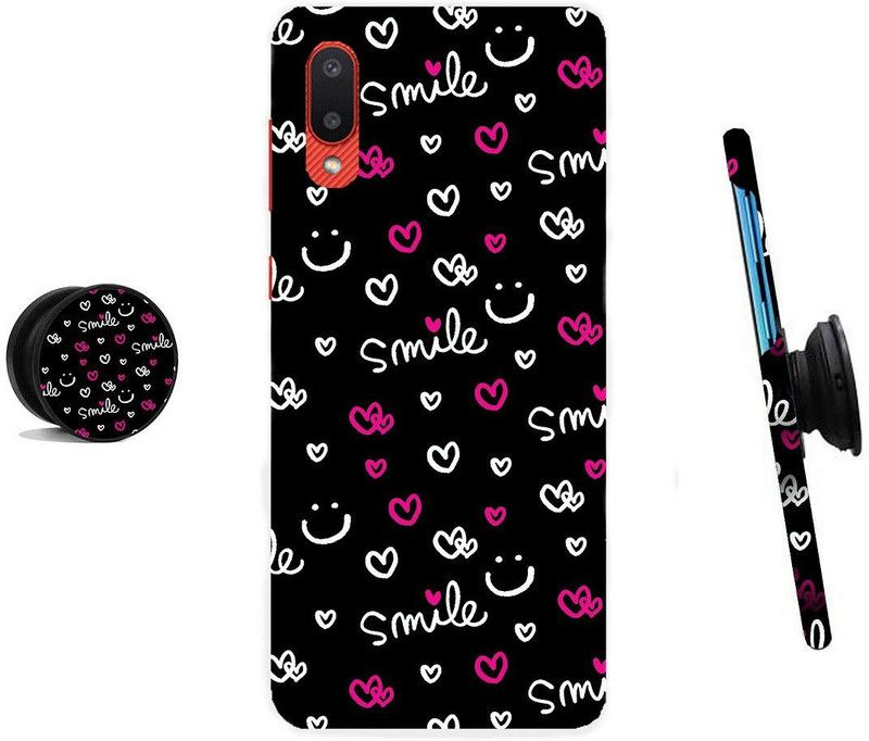 HELLO CASE Back Cover for Samsung Galaxy M02,Samsung Galaxy A02  (Multicolor, Cases with Holder)