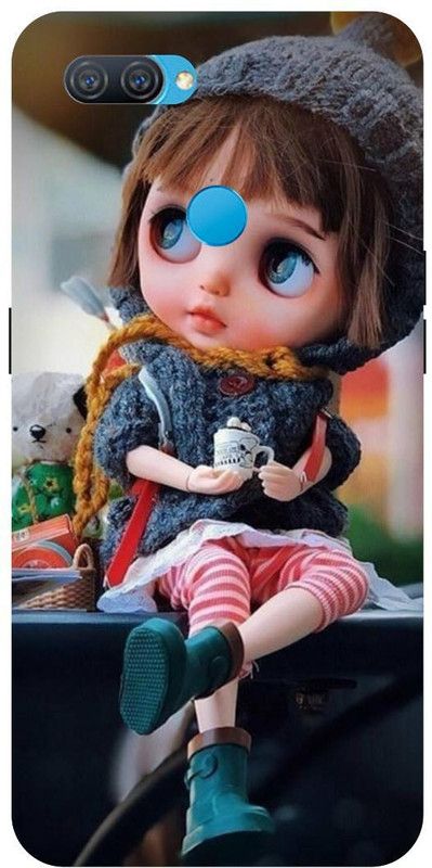 THE NARAYANA COLLECTIONS Back Cover for OPPO A7-CPH1901-CUTE,GIRLS,BABY,DOLL,CARTOON  (Multicolor, Hard Case, Pack of: 1)