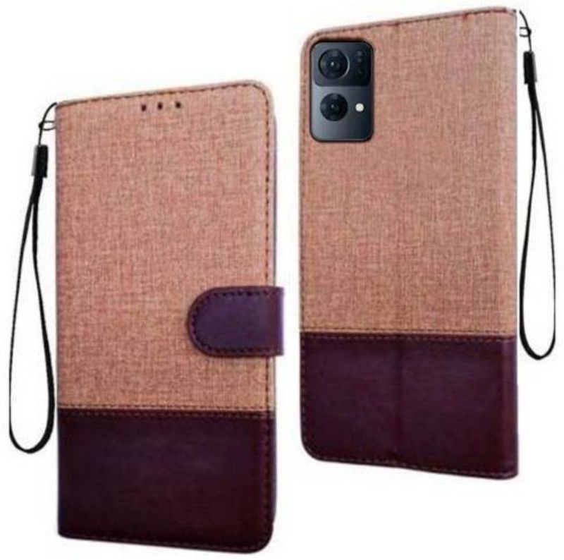 RharanxyN Flip Cover for OPPO Reno7 Pro 5G  (Brown, Dual Protection, Pack of: 1)
