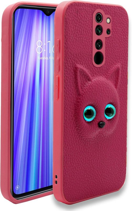 SMARTPOCKET Back Cover for Mi Redmi 9 Prime, POCO M2  (Pink, 3D Case, Pack of: 1)