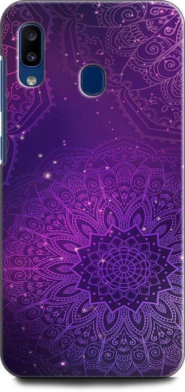 Afterglow Back Cover for SAMSUNG Galaxy A20  (Purple, Shock Proof, Pack of: 1)