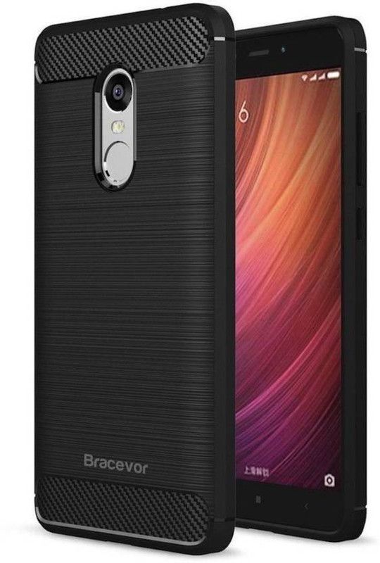 RF Mobiles Back Cover for Mi Redmi Note 4  (Black, Shock Proof, Pack of: 1)
