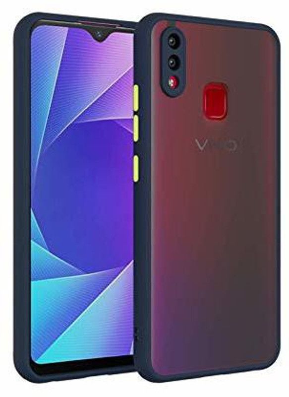CaseWEB Back Cover for Vivo Y91, Vivo Y93, Vivo Y95  (Blue, Camera Bump Protector, Pack of: 1)