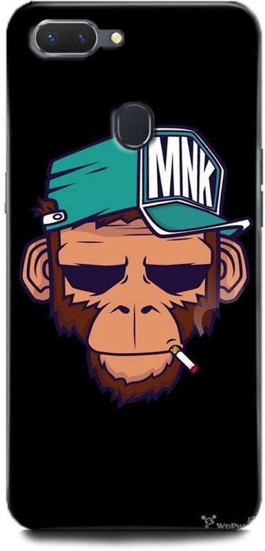 INDICRAFT Back Cover for Realme U1 FUNKY, MONKEY, HAT AND CIGGRATE  (Multicolor, Hard Case, Pack of: 1)