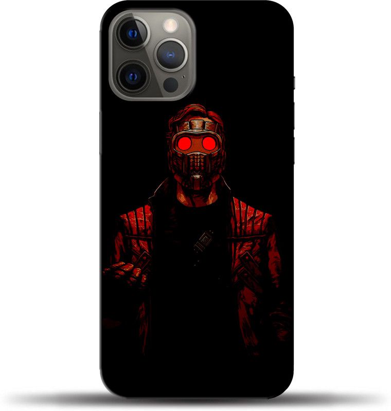 PhoneBukket Back Cover for Apple iPhone 12 Pro Max  (Red, Black, Hard Case, Pack of: 1)