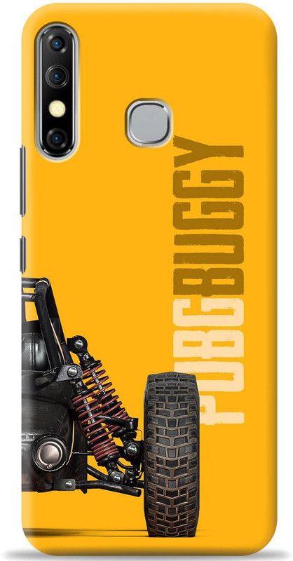 Loffar Back Cover for Infinix Hot 8  (Yellow, Shock Proof)