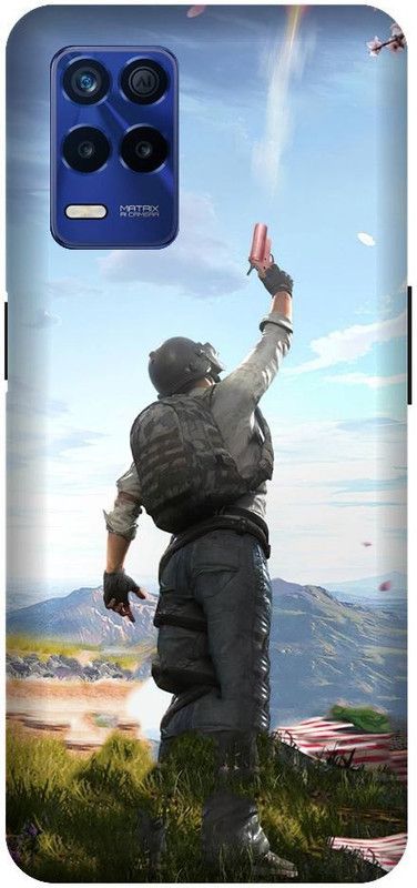 BARMANS Back Cover for Realme 8 5G Pubg, Pubg Map, Pubg Game, Pubg Love  (Multicolor, Shock Proof, Pack of: 1)