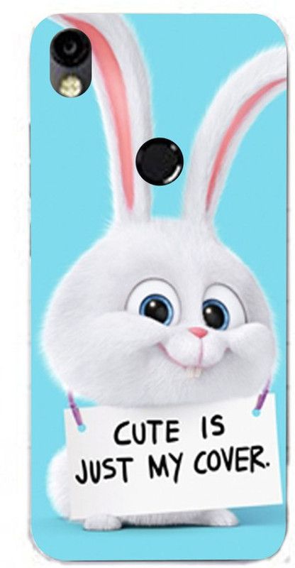 Golden Mask Back Cover for Sky Hawk Back Cover For Tecno Camon In5 little Rabit  (Multicolor, Waterproof, Silicon, Pack of: 1)