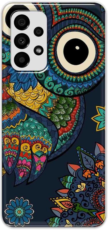 NDCOM Back Cover for Samsung Galaxy A73 5G Owl Art Printed  (Multicolor, Hard Case, Pack of: 1)