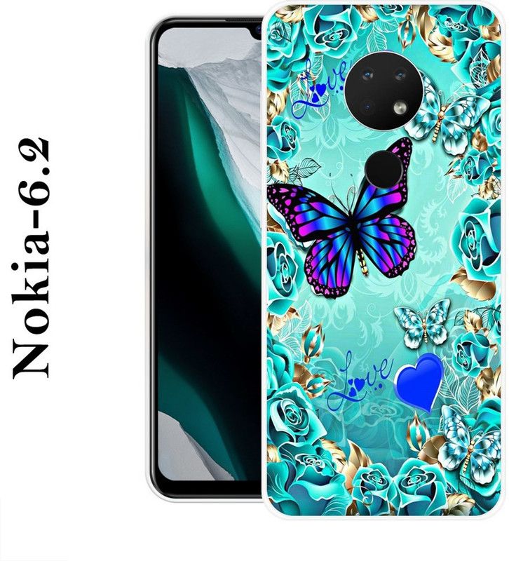 Sswastik Back Cover for Nokia 6.2, Nokia 7.2  (Blue, Silicon)