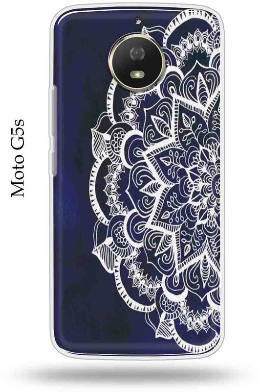 Mystry Box Back Cover for Motorola Moto G5s  (Blue, White, Flexible, Pack of: 1)