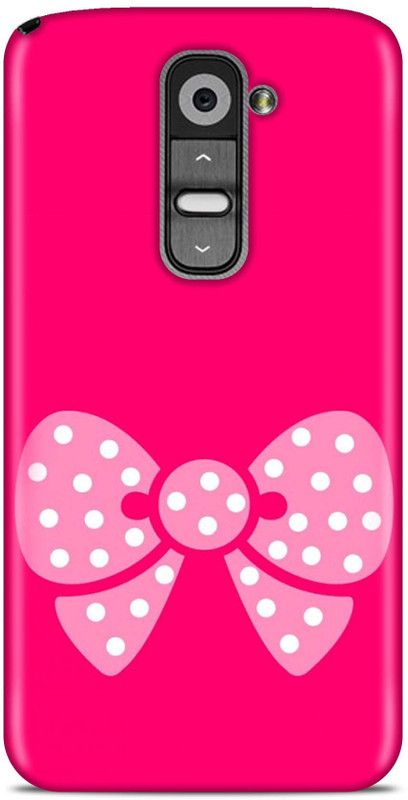 Sankee Back Cover for LG G2  (Red, Hard Case)